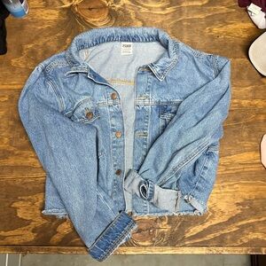 PINK Victoria's Secret Light Blue Jean Jacket